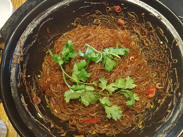 虾米炒粉丝