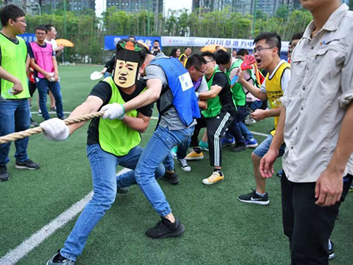 拓展活动现场
